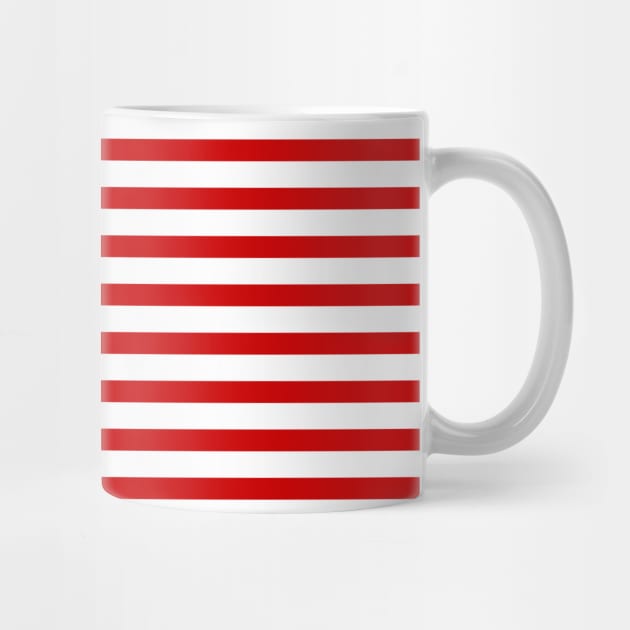 Red and White Stripes by Coffee Squirrel